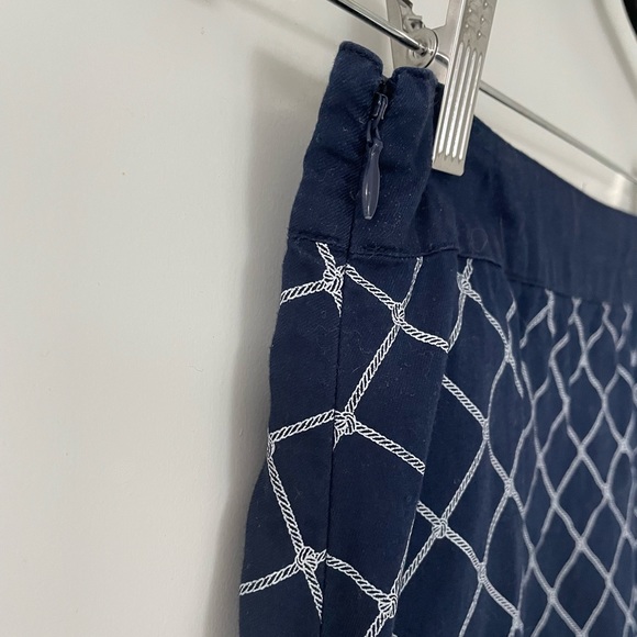 Tommy Hilfiger navy a-line skirt - Picture 5 of 5